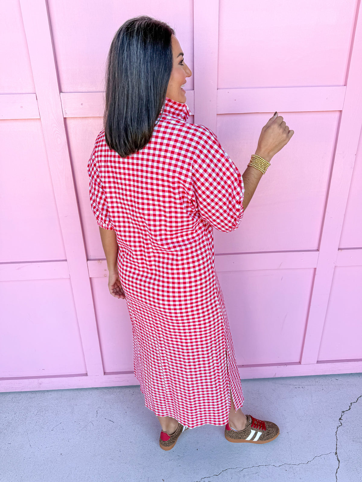 Adrienne | Blakely - Red Seer Gingham