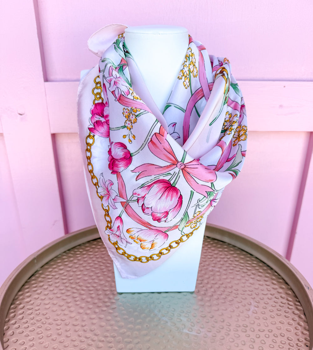 Flora Links Scarf - Pink