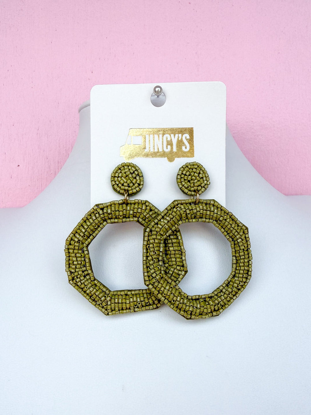 Styled In Olive Earrings
