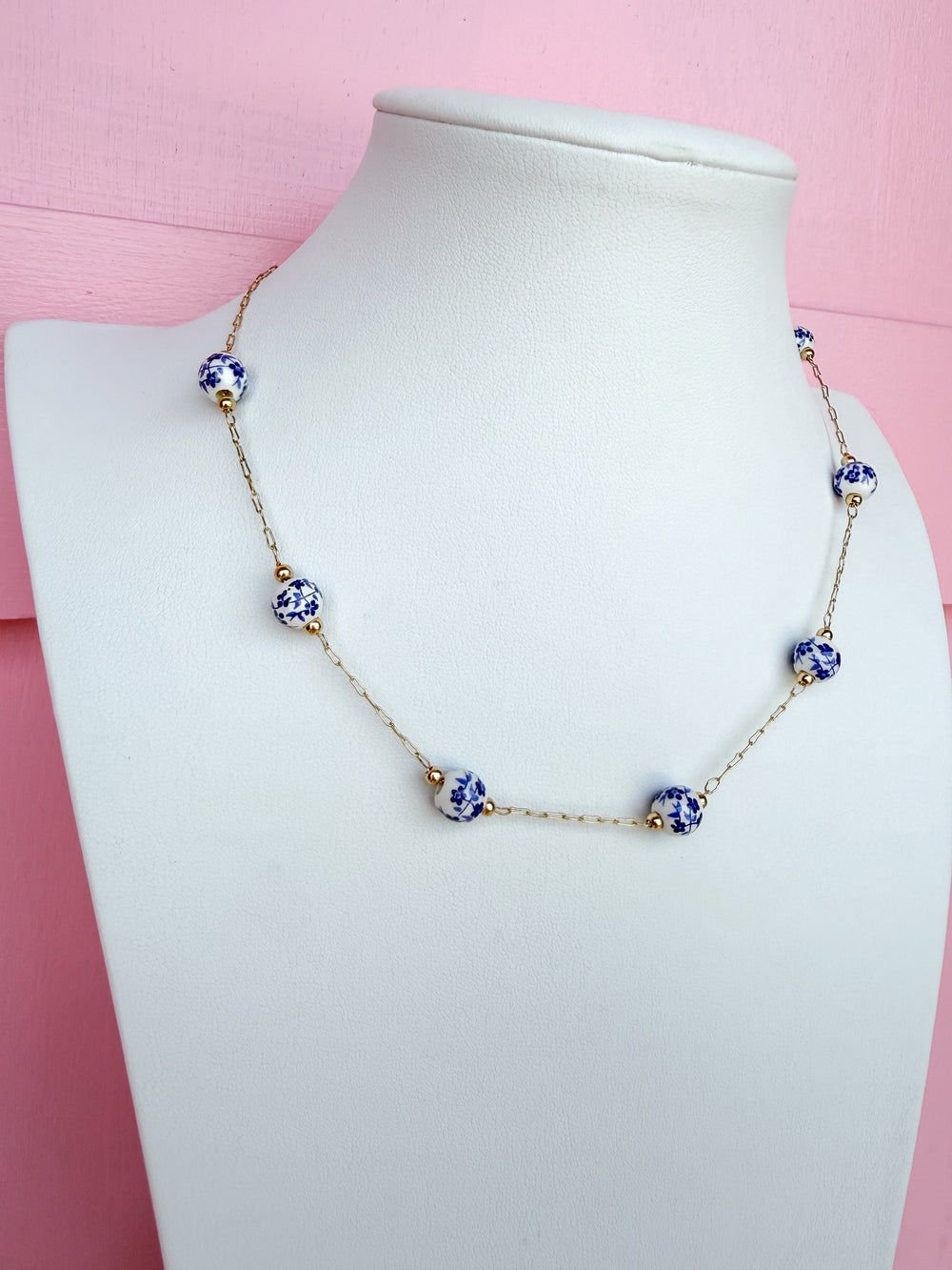 Chinoiserie Charm Beaded Necklace