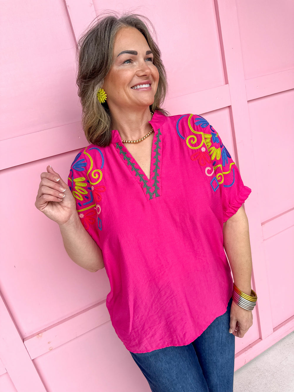 Charming Cues Top