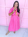 pinks striped front full button pleated pockets collared womens boutique jincy's 
