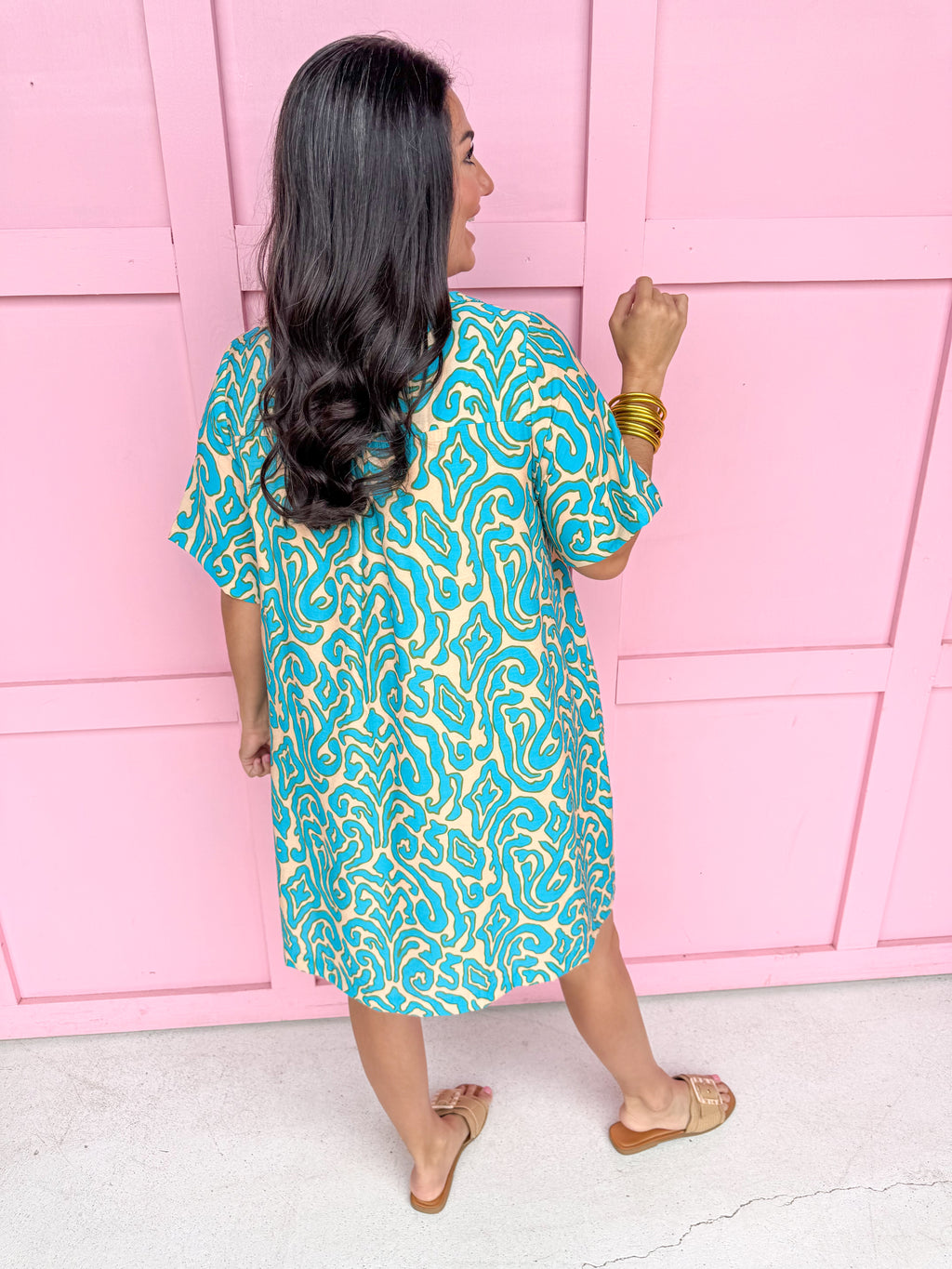 THML | Teal Moment Dress