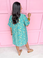 THML | Teal Moment Dress