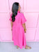 pinks striped front full button pleated pockets collared womens boutique jincy's 