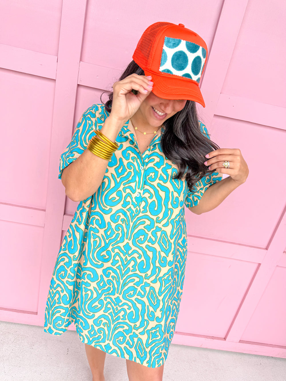 Tucker's Truckers | Tangerine Time - Teal/Orange