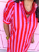 mini ruffle collar mini puff sleeves front buttons short sleeves maxi length womens boutique jincy's 