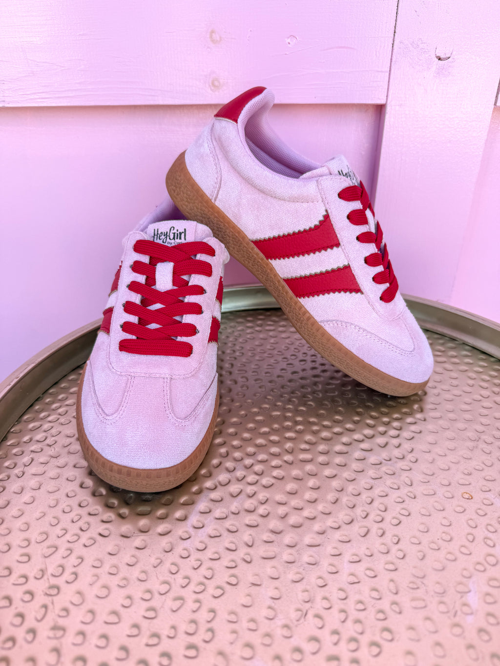 Corky's | Heads Up Sneaker - Pink/Red