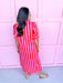 mini ruffle collar mini puff sleeves front buttons short sleeves maxi length womens boutique jincy's 