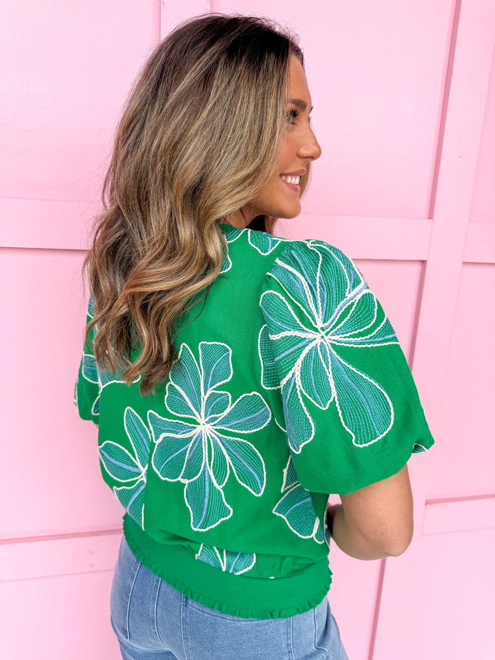Blooming Beauty Top - Green