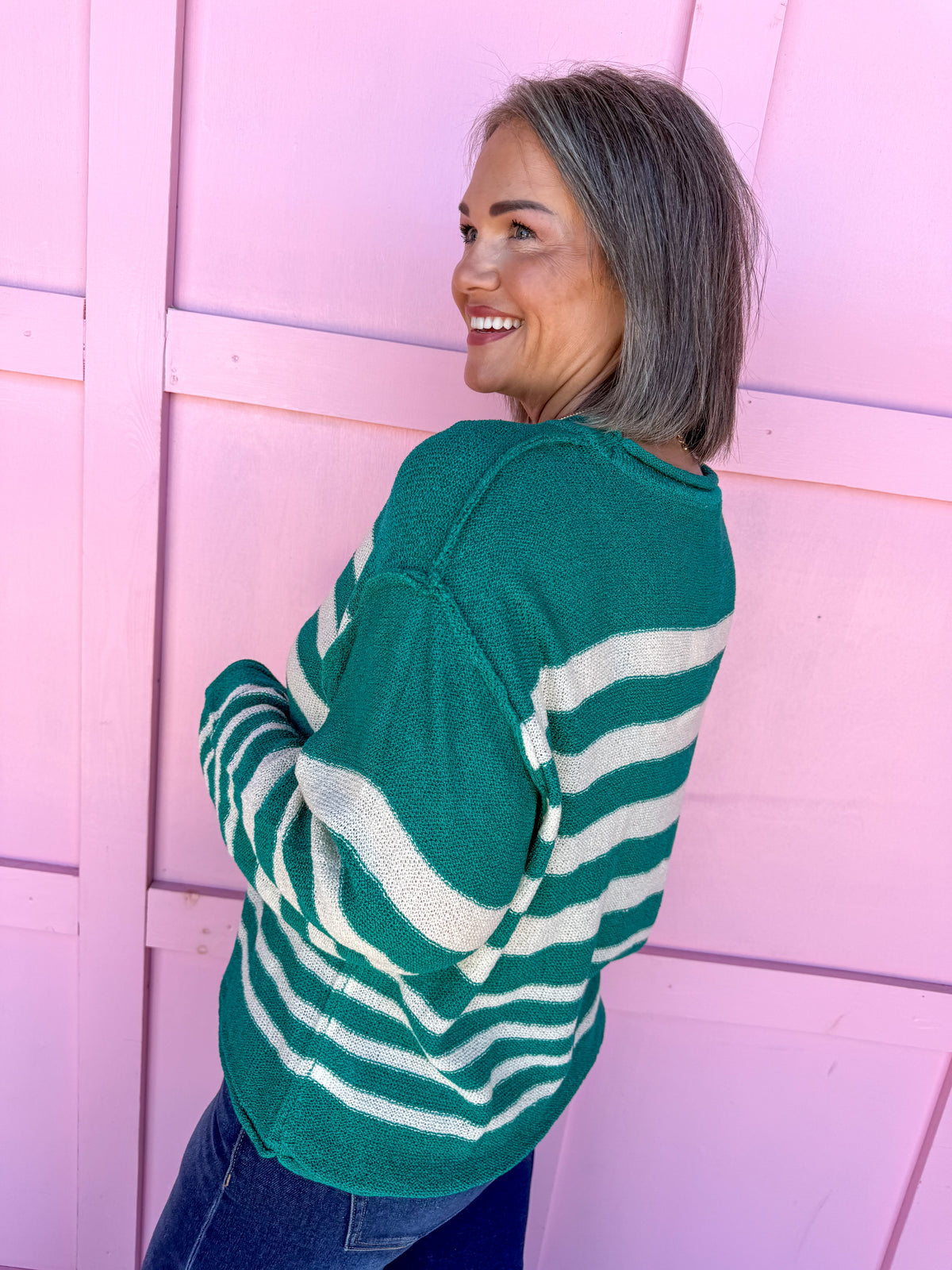 Stripe Society Sweater - Green