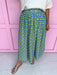 green blue floral skirt pockets lined womens boutique jincy's 