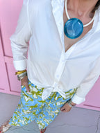 JINCY'S | Classic White Button Down Top