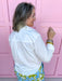 Jincy's Women's Boutique Classica White Button Up Collared Shirt plus size 