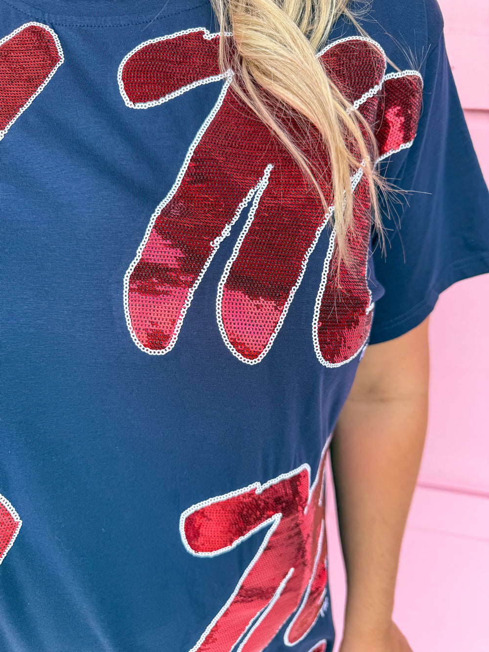 QUEEN OF SPARKLES | Ole Miss® Midi Tee Dress