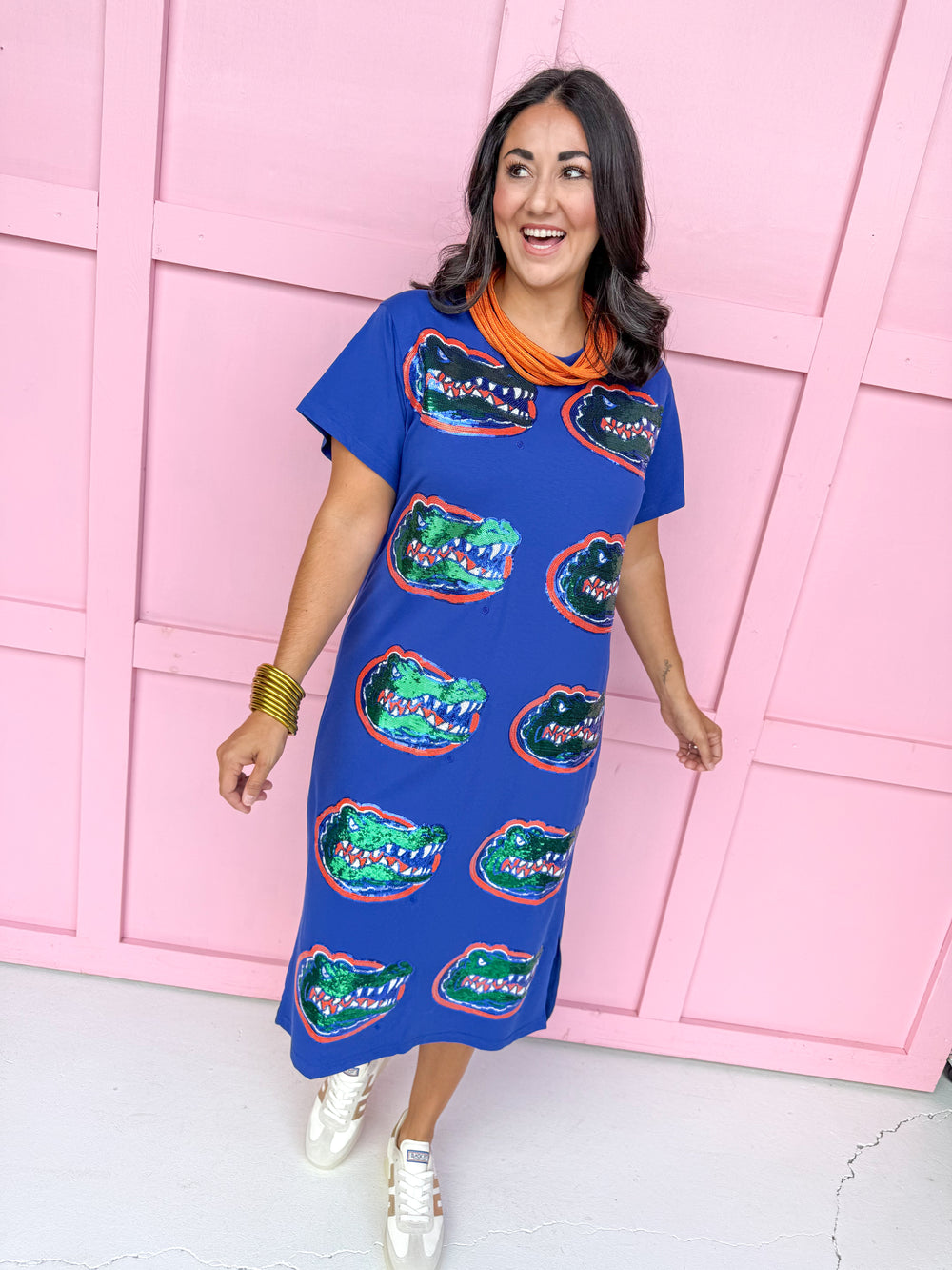 QUEEN OF SPARKLES | Florida® Midi Tee Dress