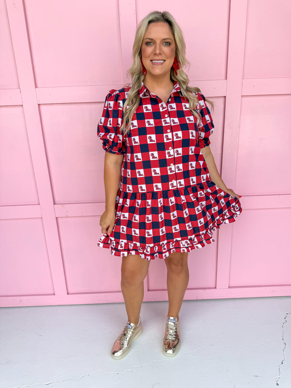 Stewart Simmons | Gingham Dress - Ole Miss®