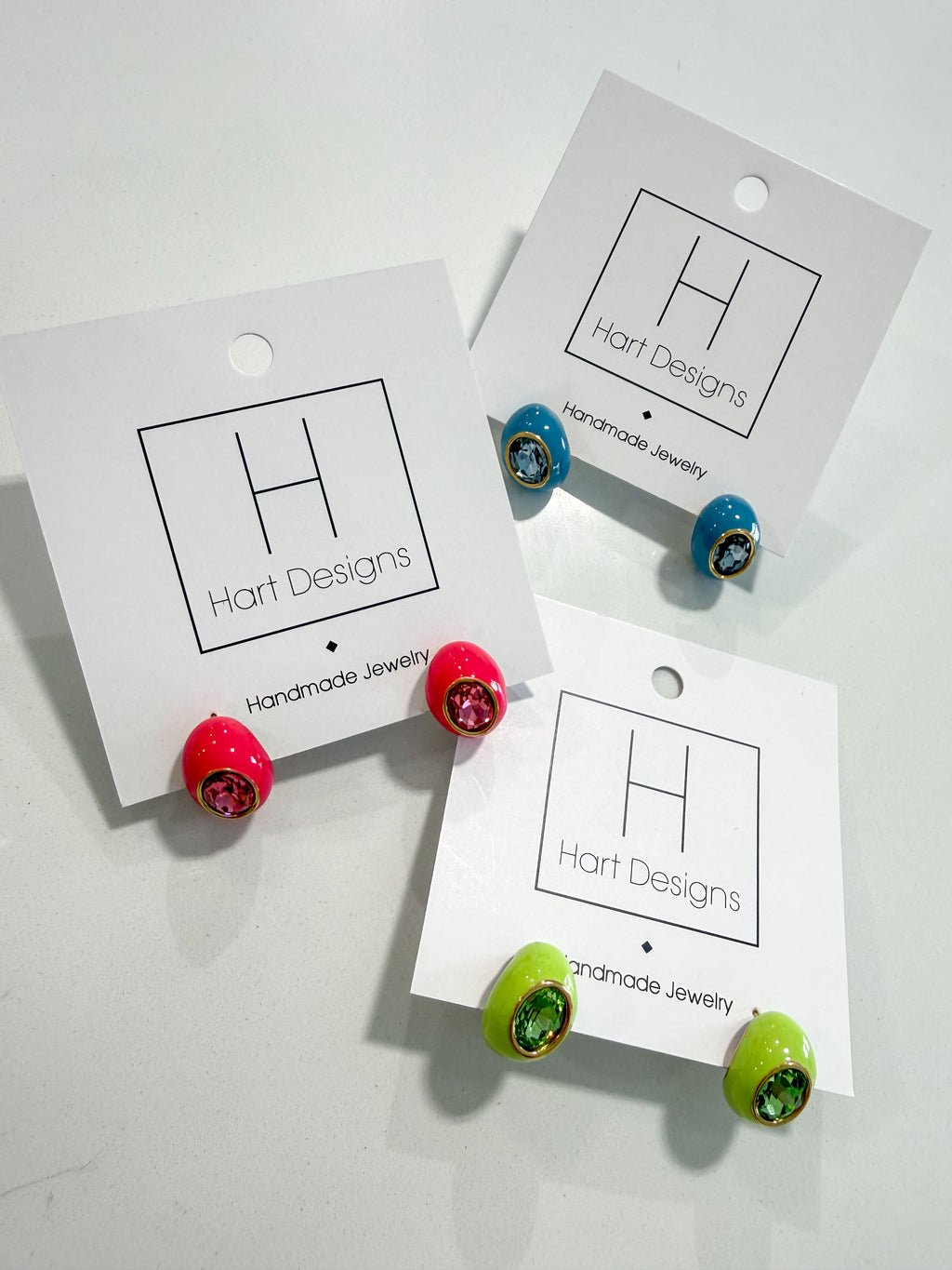 Hart Designs | Assorted Enamel Gem Earrings