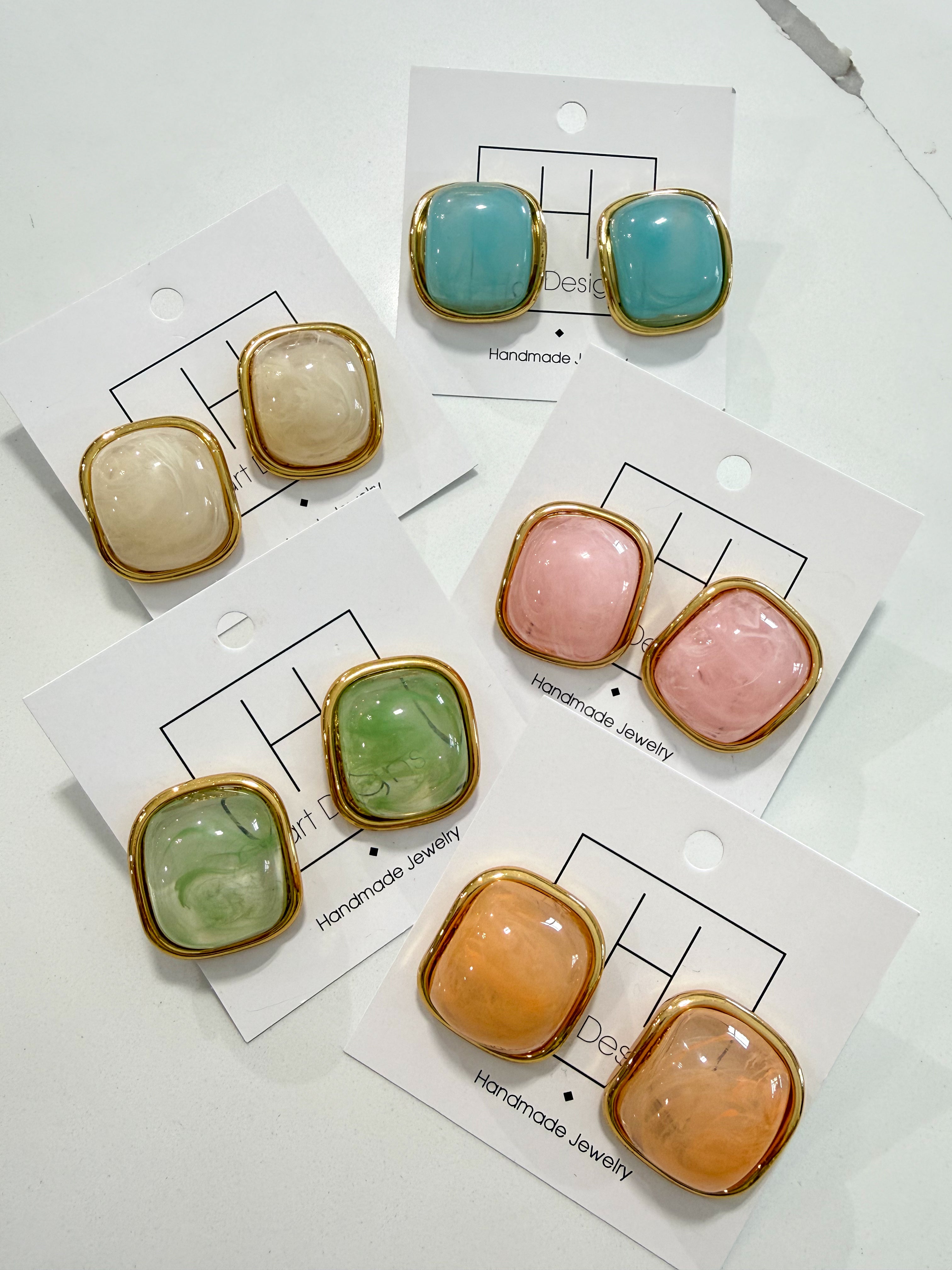 Hart Designs | Assorted Bold Marble Earrings