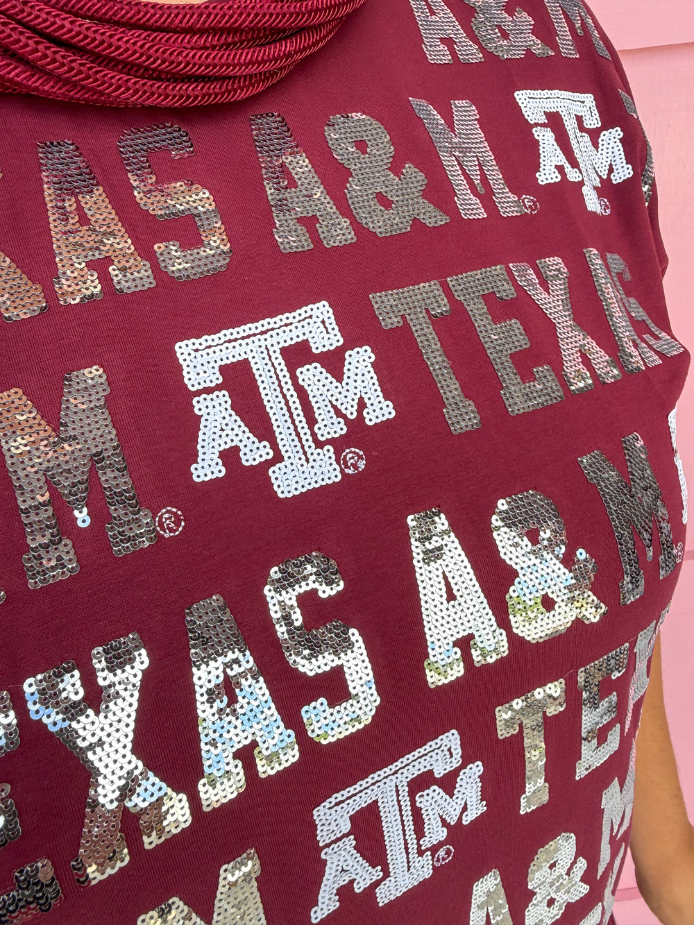Stewart Simmons | Sequin Repeat T-Shirt Dress - Texas A&M®
