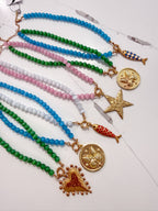 Hart Designs | Assorted Gemstone Charm Necklace