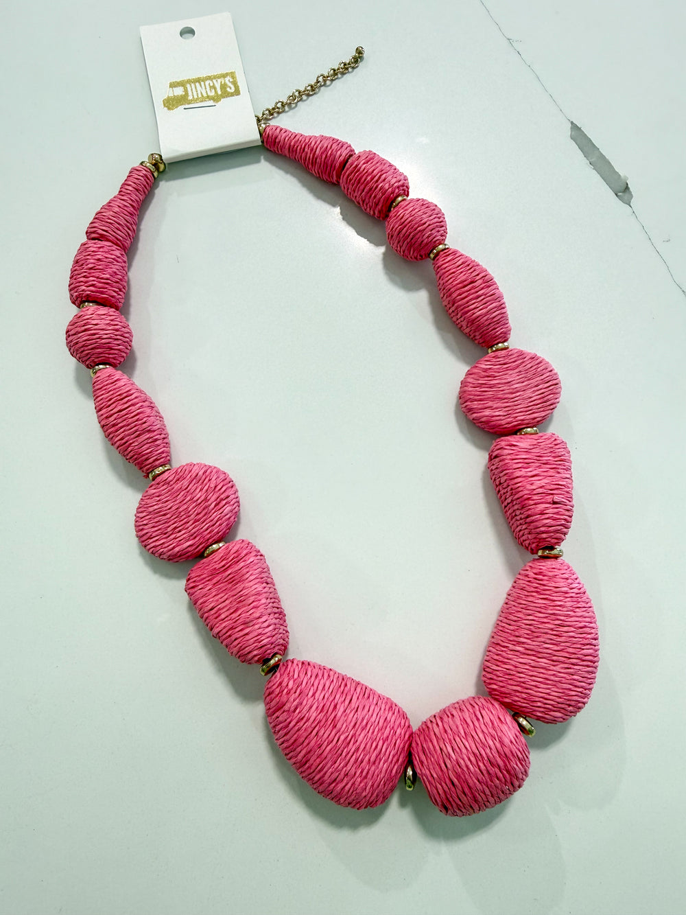 Seabreeze Raffia Necklace