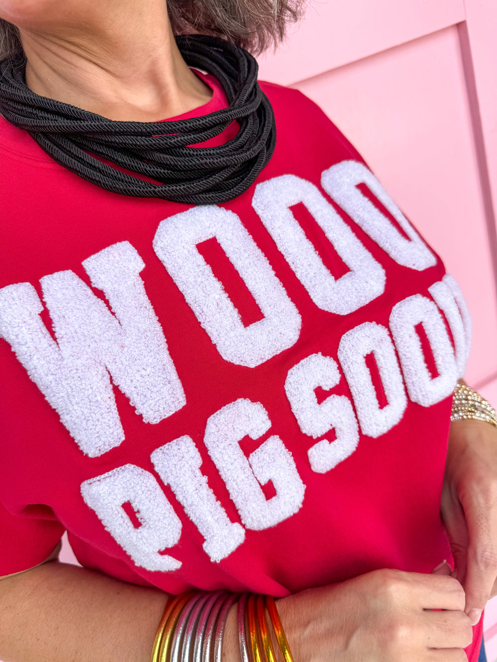 Stewart Simmons | Boxy Chenille Tee - Arkansas®