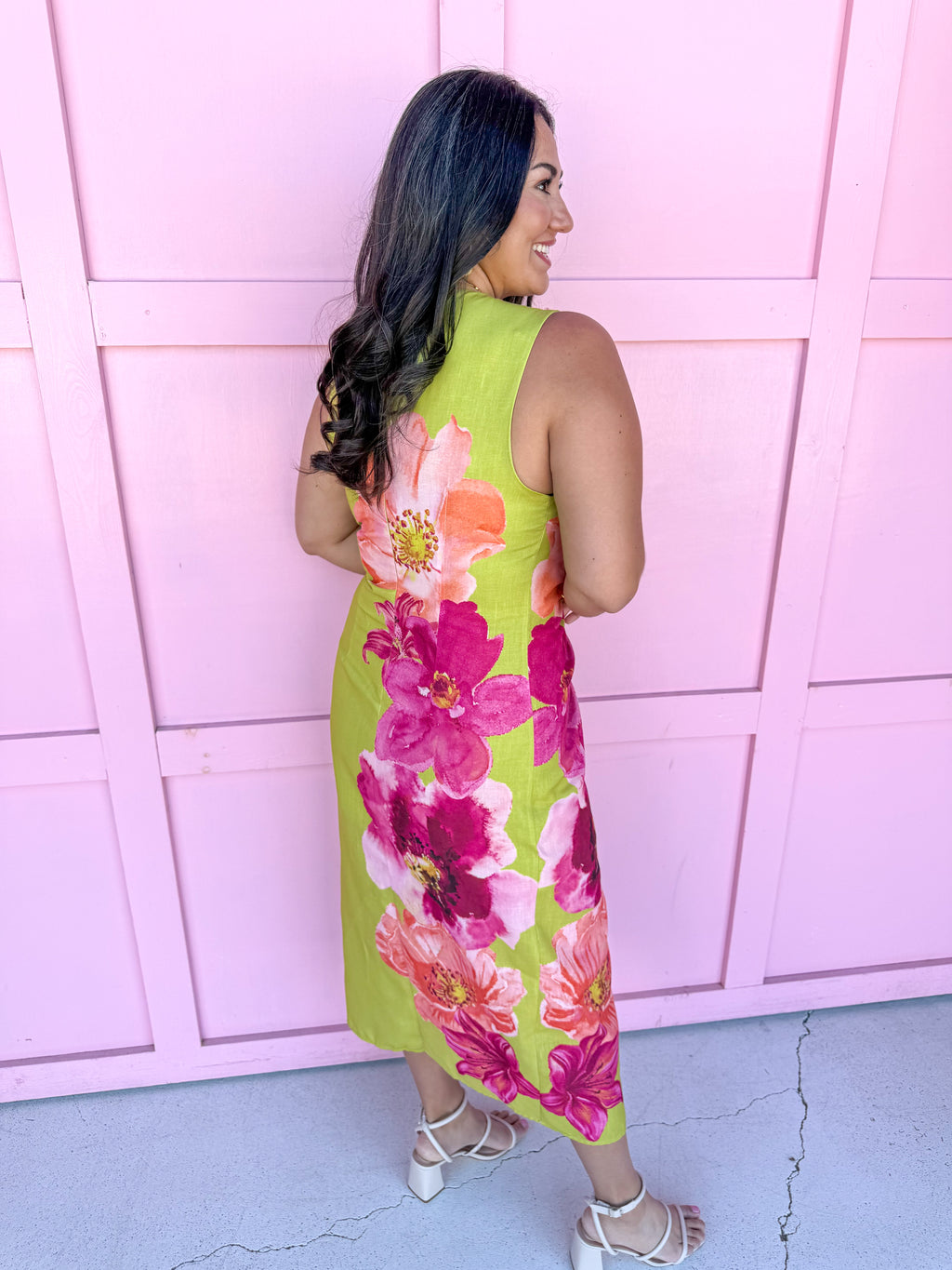 Electric Blooms Dress