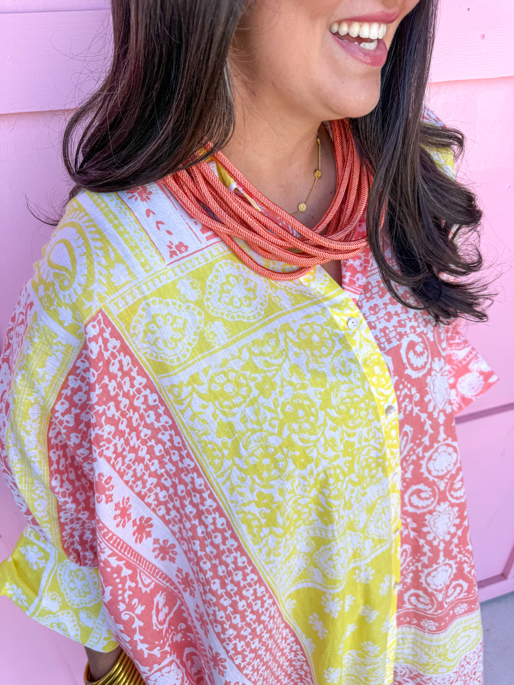 Lemon Pool Punch Coverup Dress