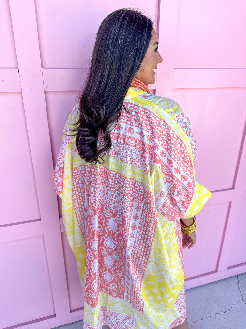 Lemon Pool Punch Coverup Dress
