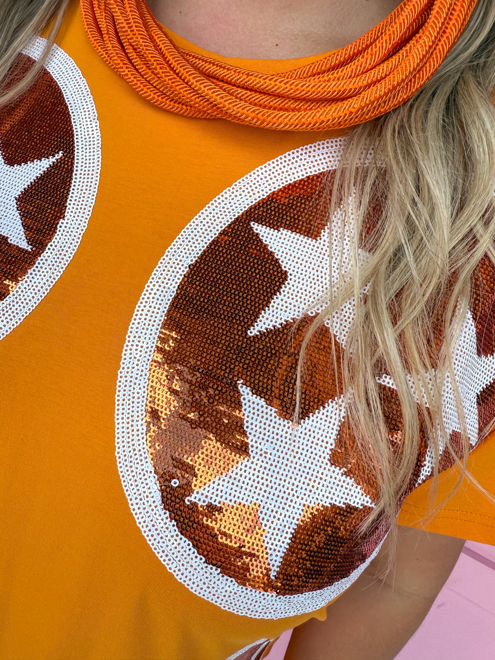 QUEEN OF SPARKLES | Tennessee® Mascot Midi Tee Dress