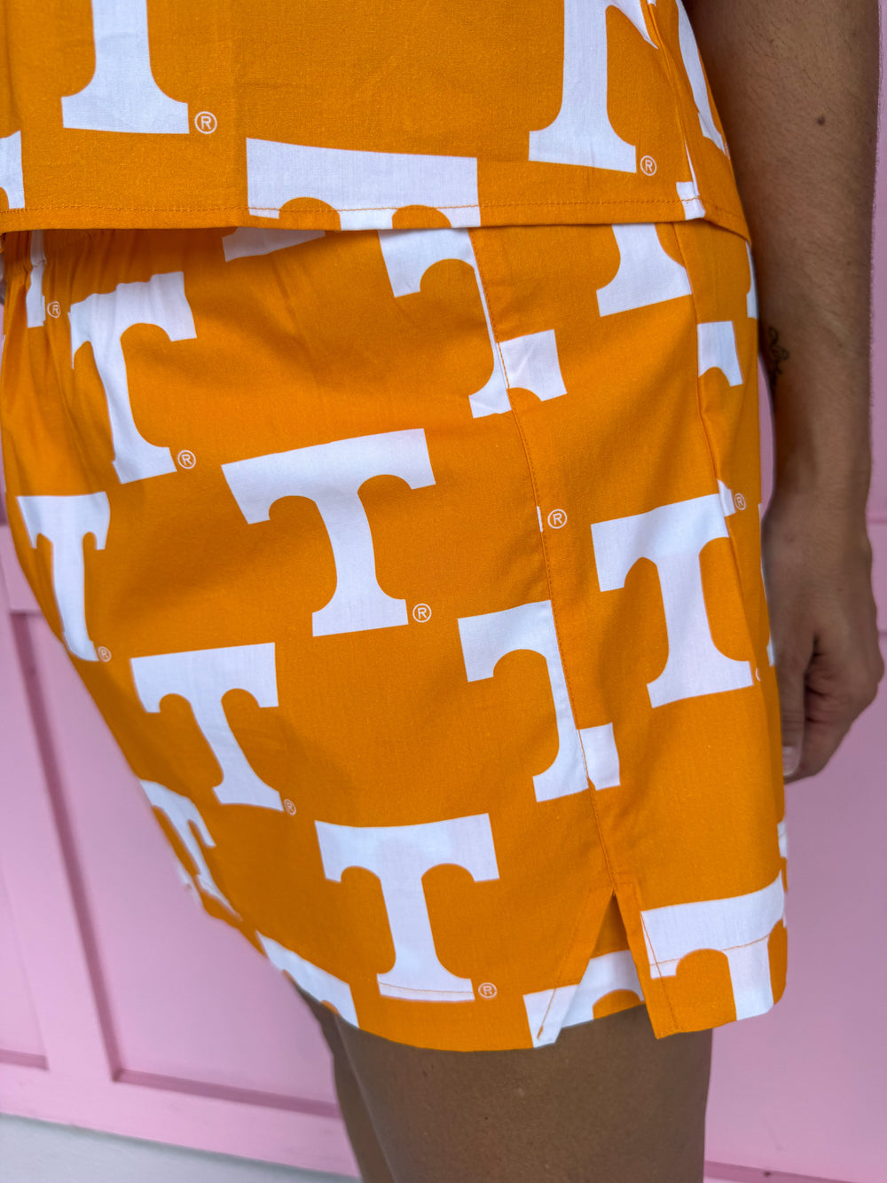 Stewart Simmons Poplin Skort Tennessee® Vols Gameday women's boutique Jincy's 