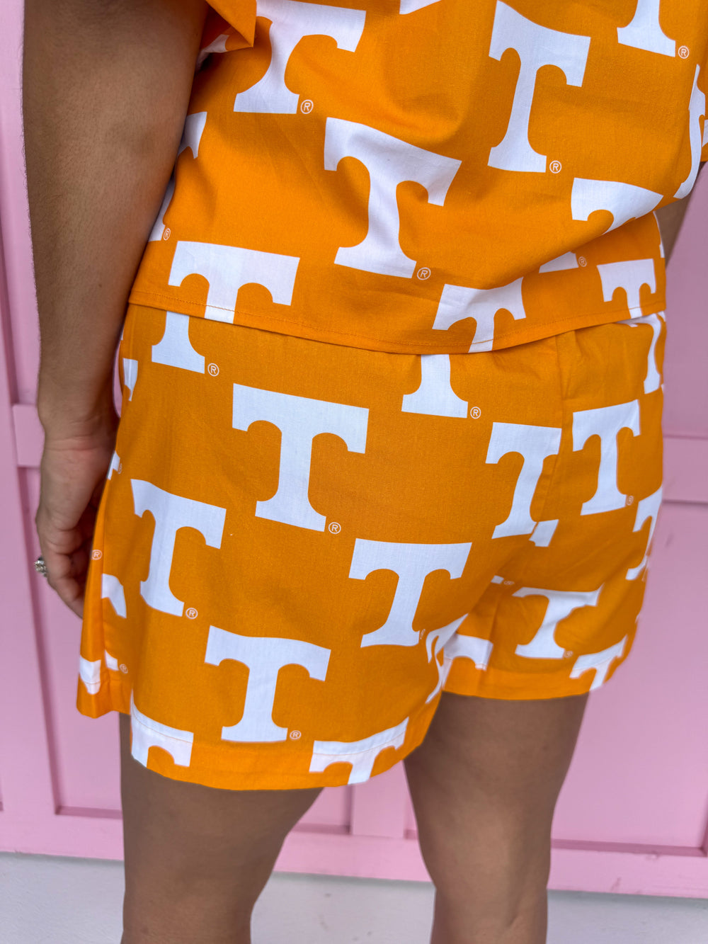 Stewart Simmons Poplin Skort Tennessee® Vols Gameday women's boutique Jincy's 