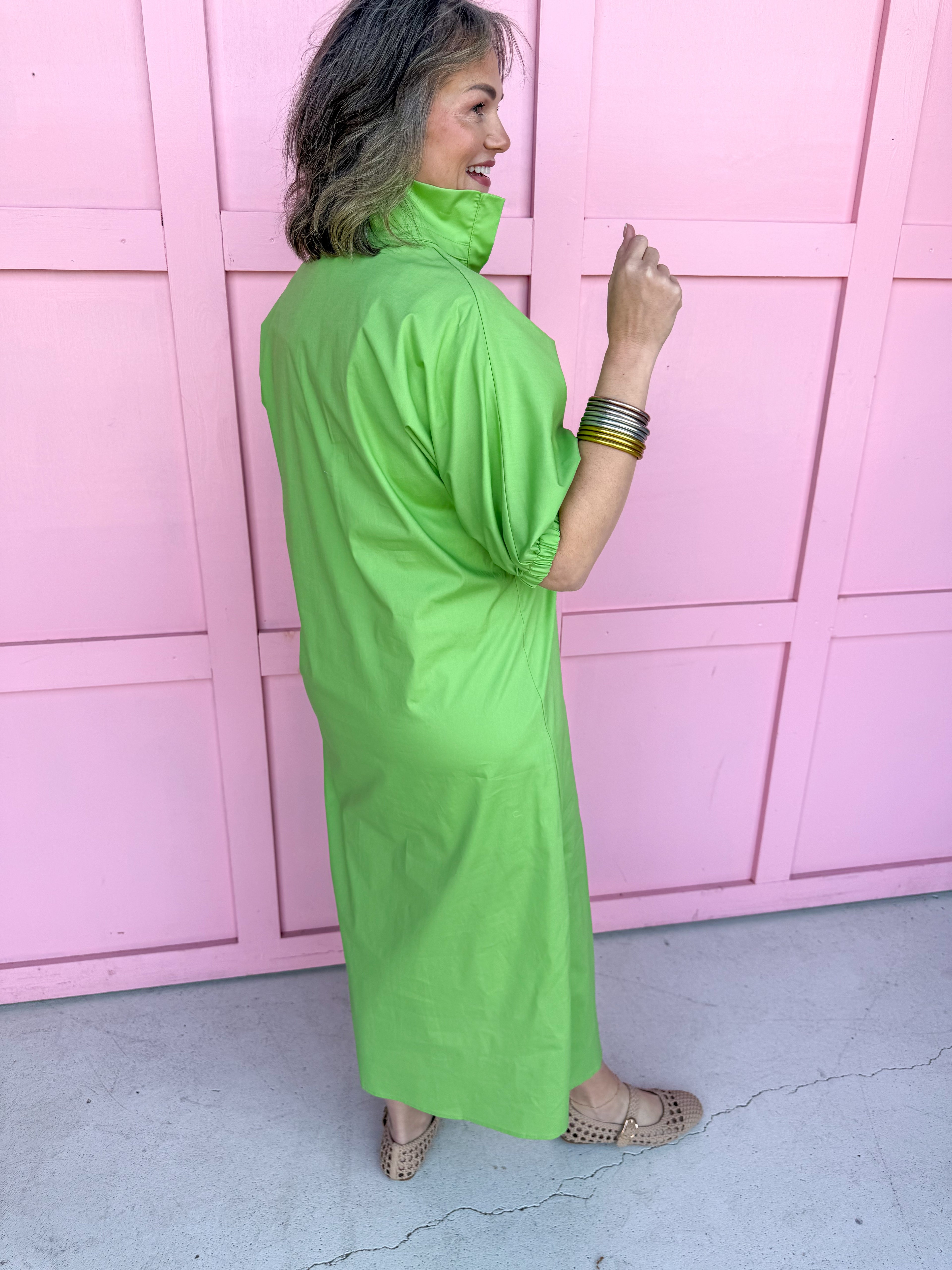 ADRIENNE | Blakely Dress - Green Apple
