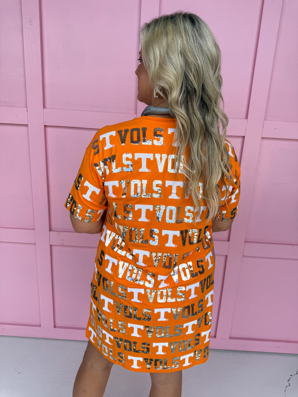 Stewart Simmons | Sequin Repeat T-Shirt Dress - Tennessee®