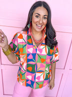 ADRIENNE | Sloan Top - Petal Pop