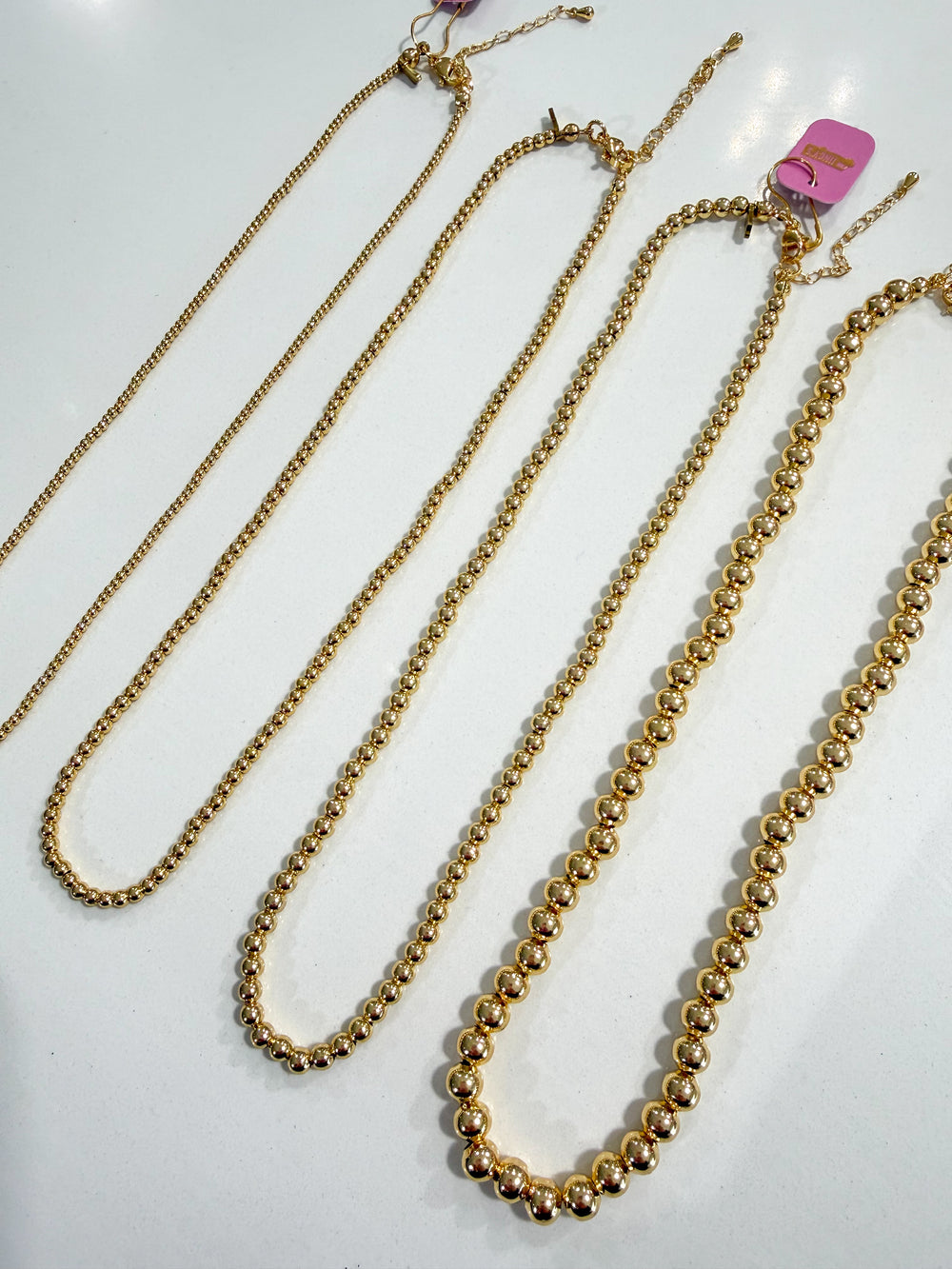 Jincy’s | Paula - 18K Gold Bead Necklaces