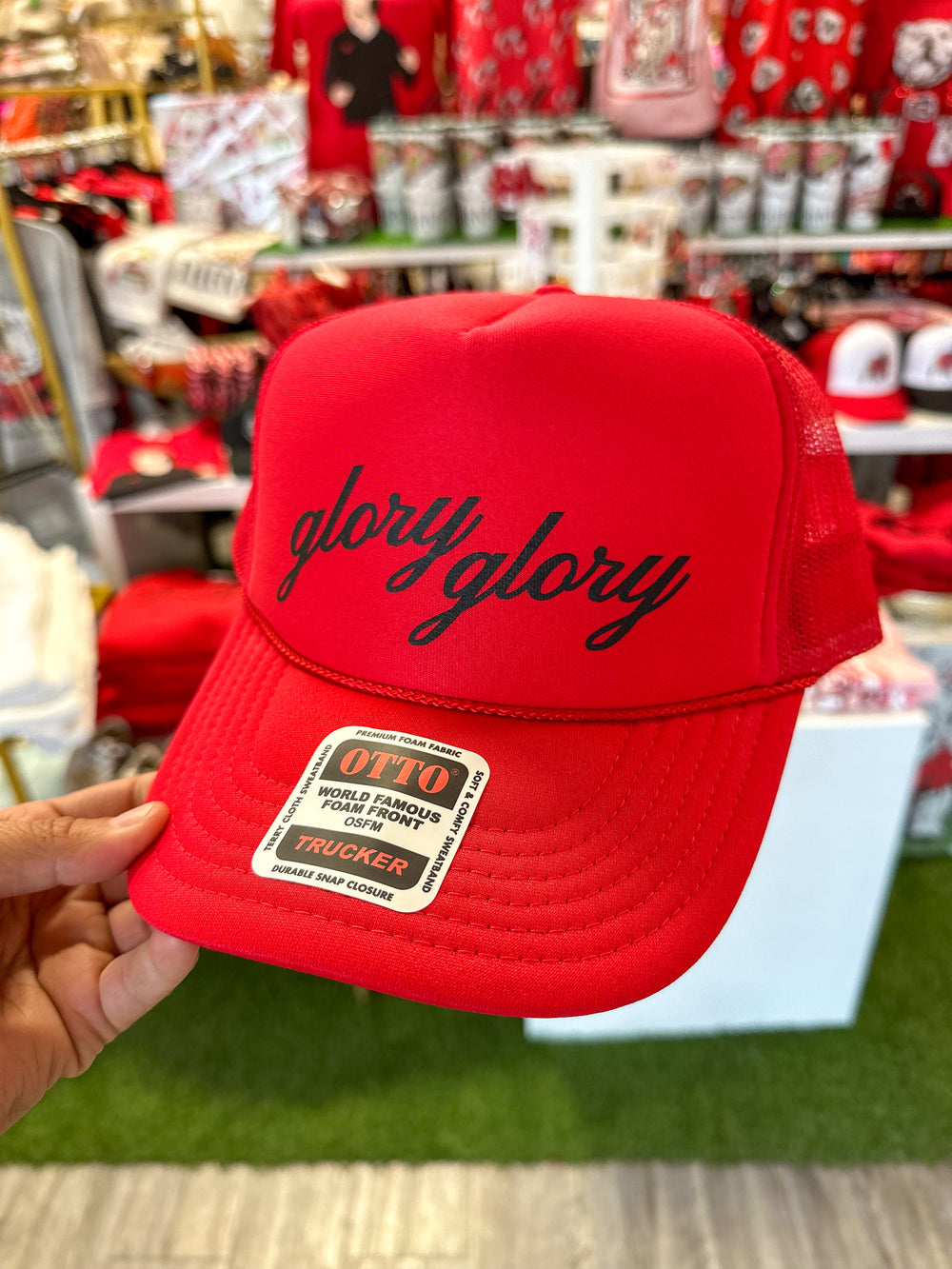 Glory Glory Red Trucker Hat