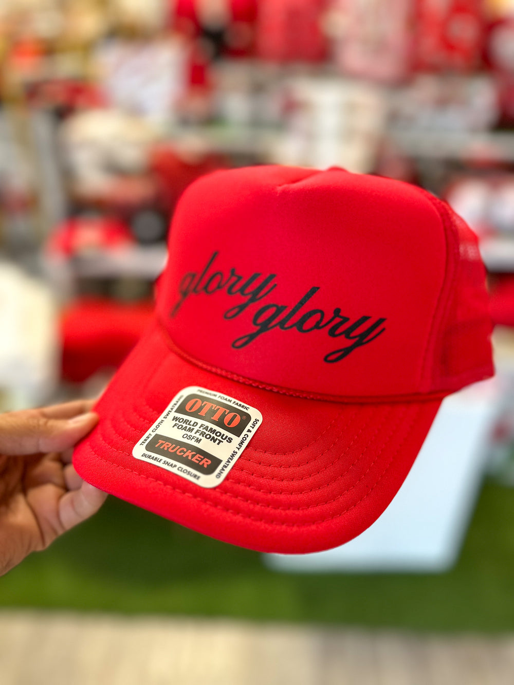 Glory Glory Red Trucker Hat