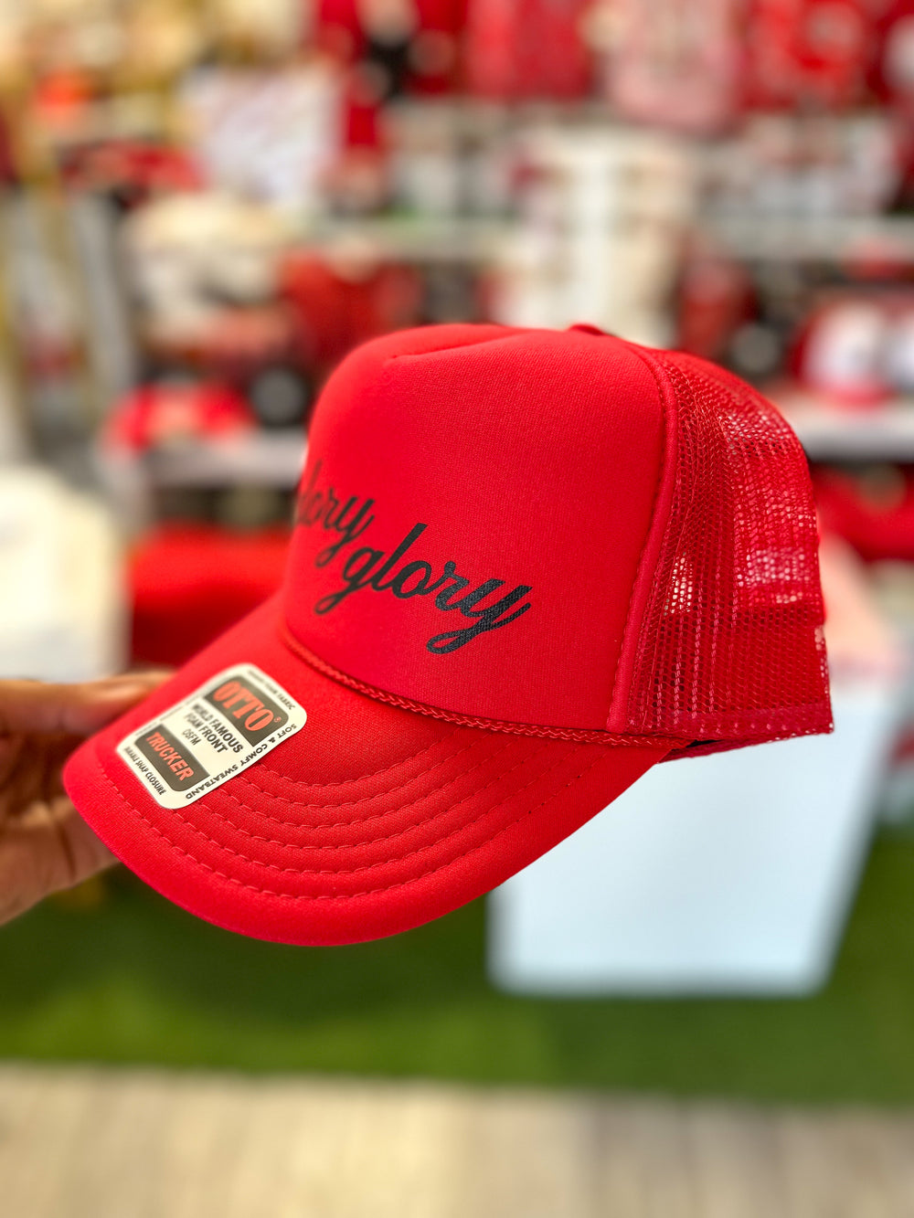 Glory Glory Red Trucker Hat