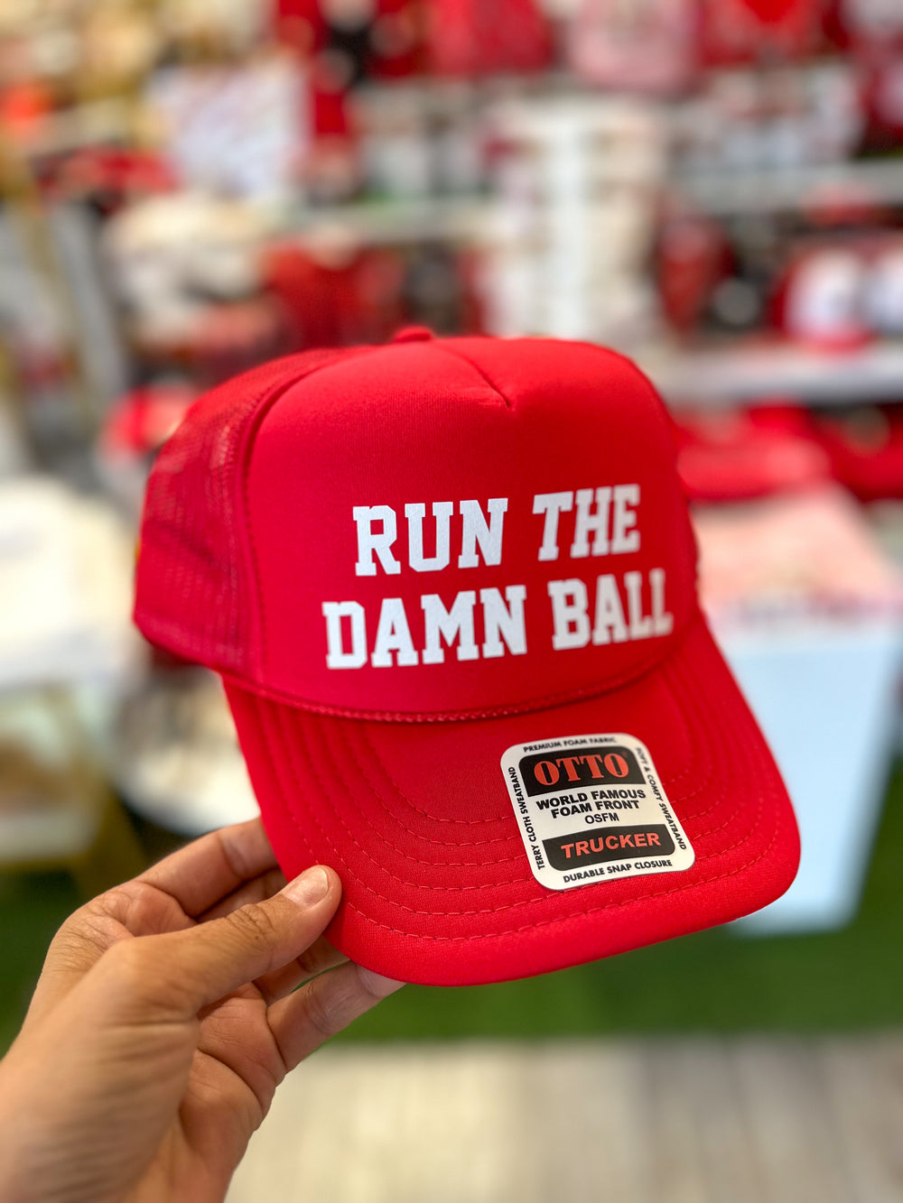 Run The Damn Ball Trucker Hat