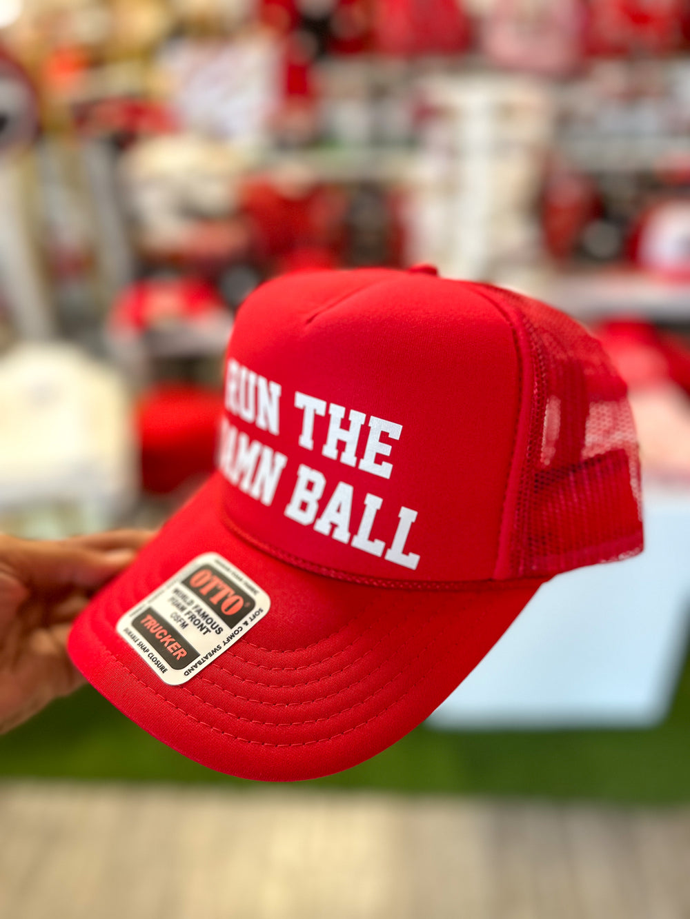 Run The Damn Ball Trucker Hat