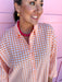Jincy's Women's Boutique Adrienne Regan Midi Maxi Dress Orange Seer Gingham