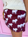 Stewart Simmons Poplin Skort Mississippi State® Bulldogs Gameday women's boutique Jincy's 