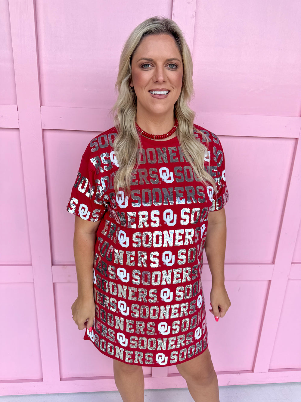 Stewart Simmons | Sequin Repeat T-Shirt Dress - Oklahoma®