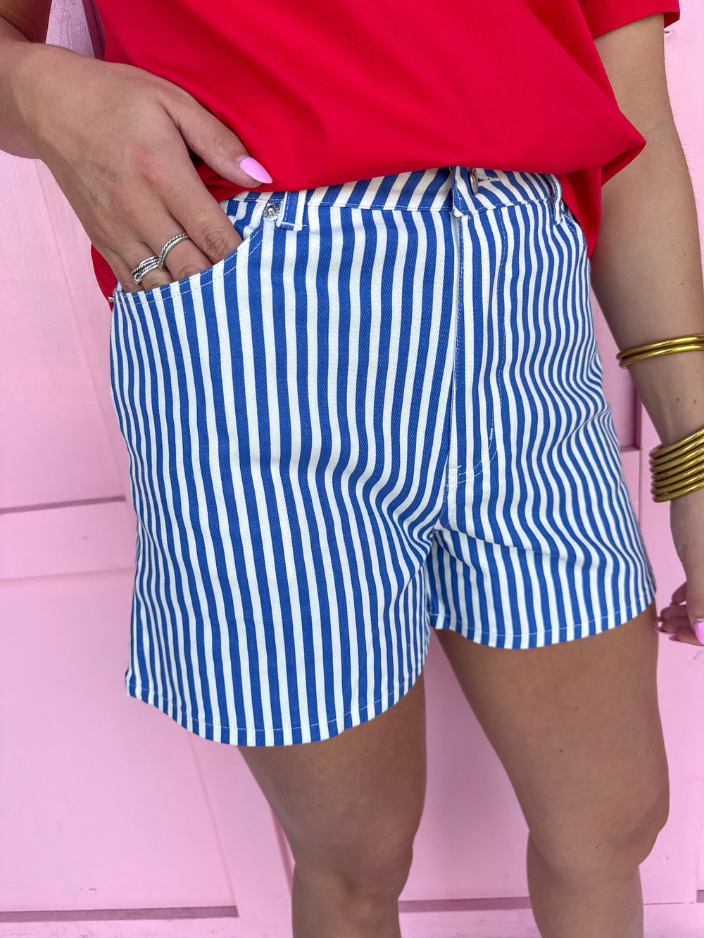 Getaway Girl Shorts - Blue