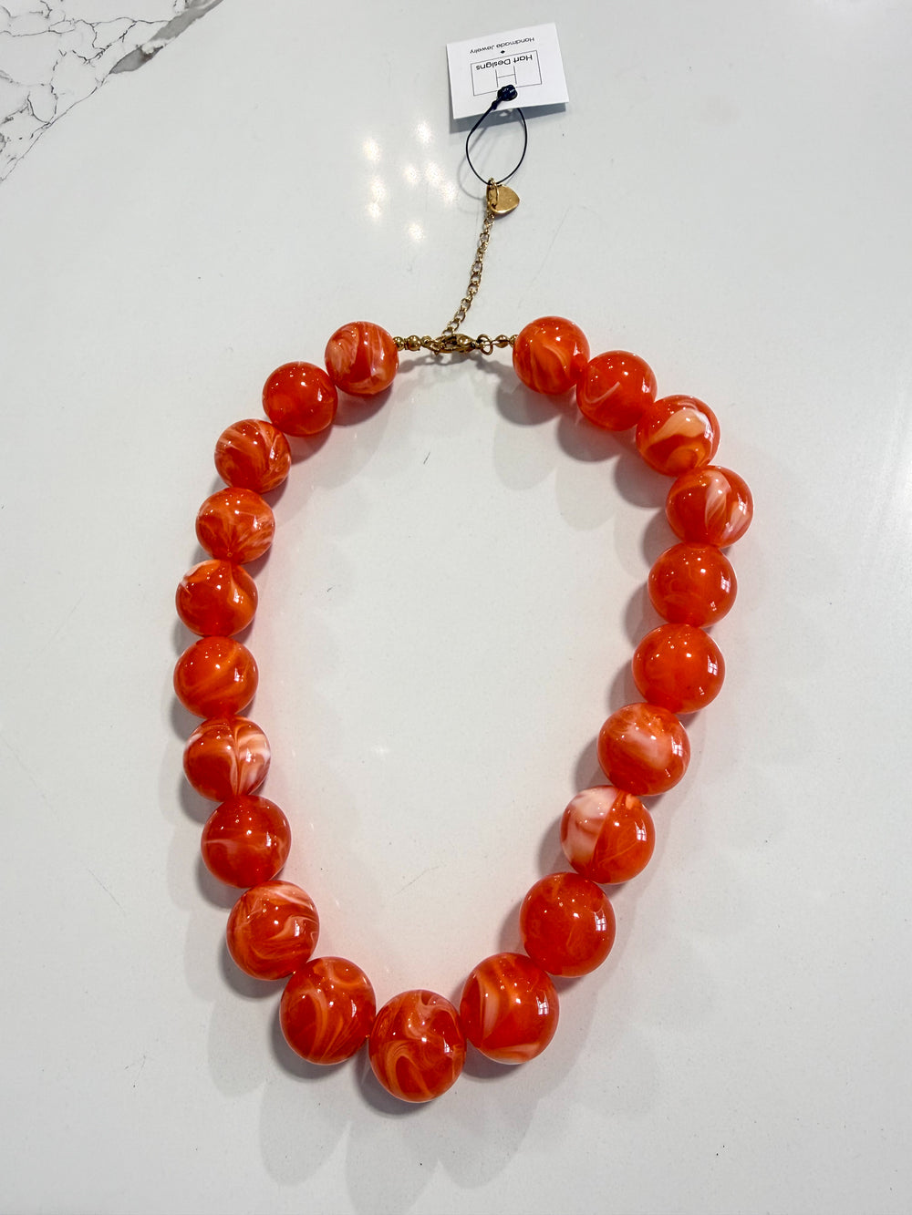 Hart Designs | Marble Glam Beaded Necklace