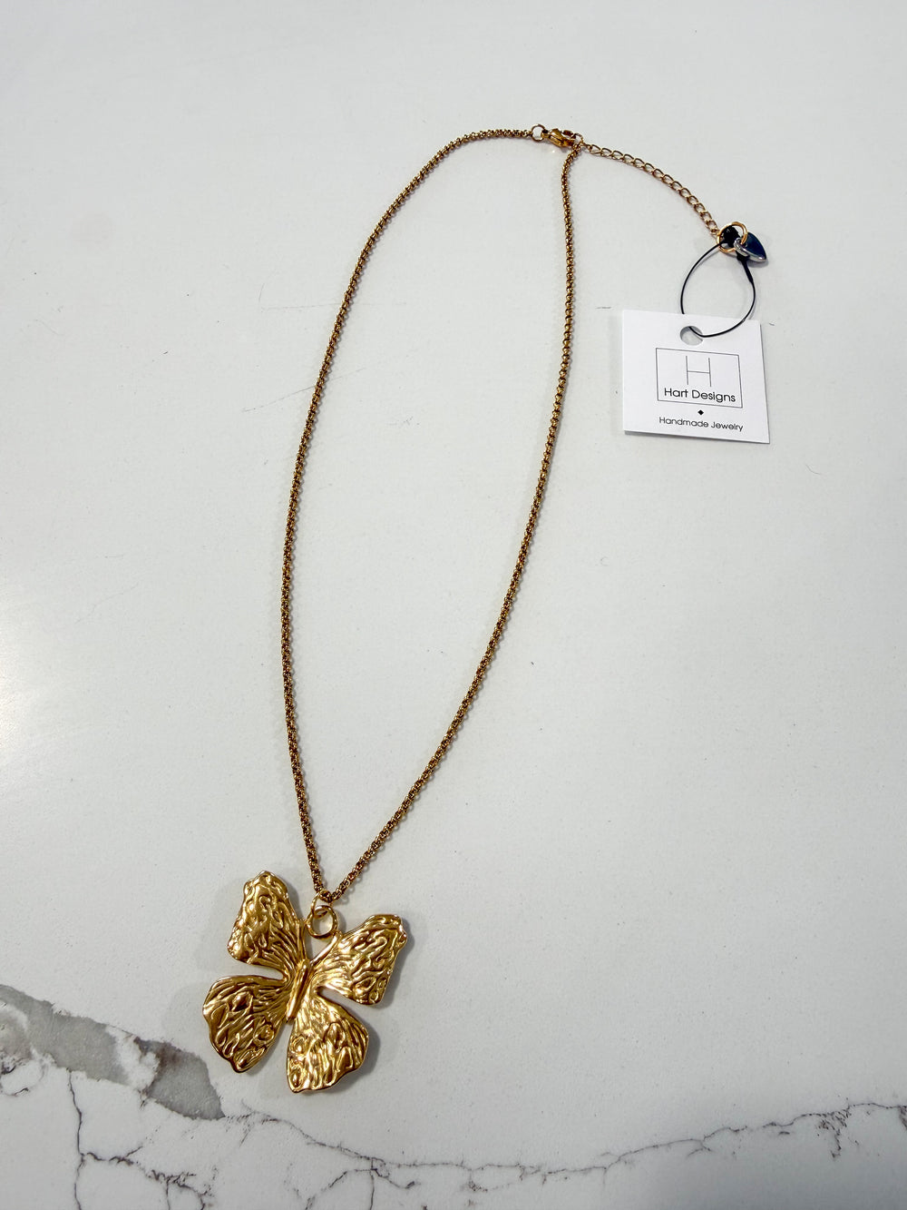 Hart Designs | Gold Butterfly Pendant Necklace