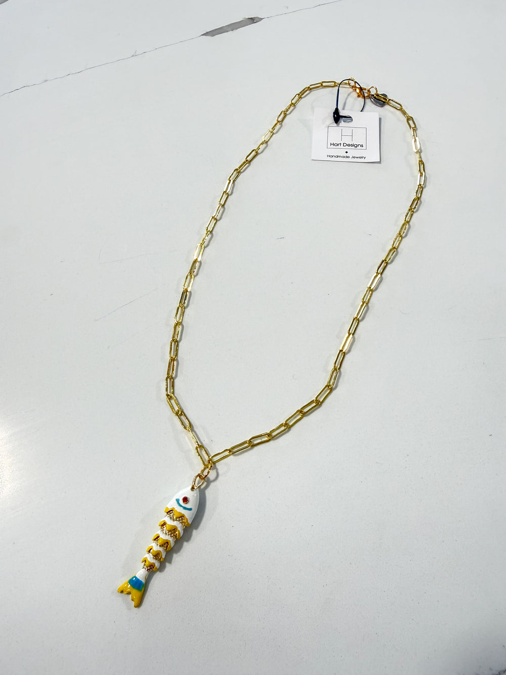 Hart Designs | Enamel Fish Chain Necklace