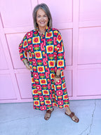 ADRIENNE | Regan Dress - Vintage Pop